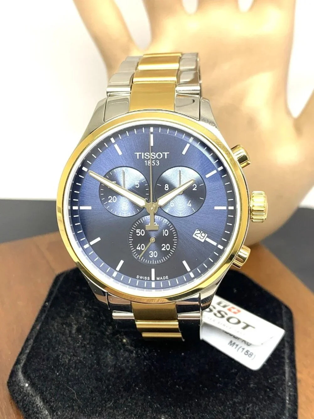 Tissot Men's Watch Chrono XL Swiss Quartz Chronograph Two Tone T1166172204100
